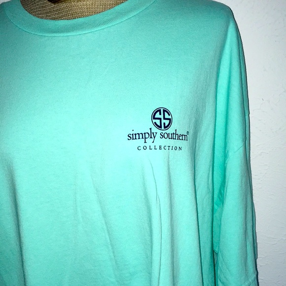 Simply Southern 100% cotton Georgia state T-shirt Sz 1X - Picture 2 of 4